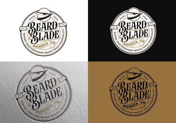 Barbershop Logo Design at logodesignservices.net
